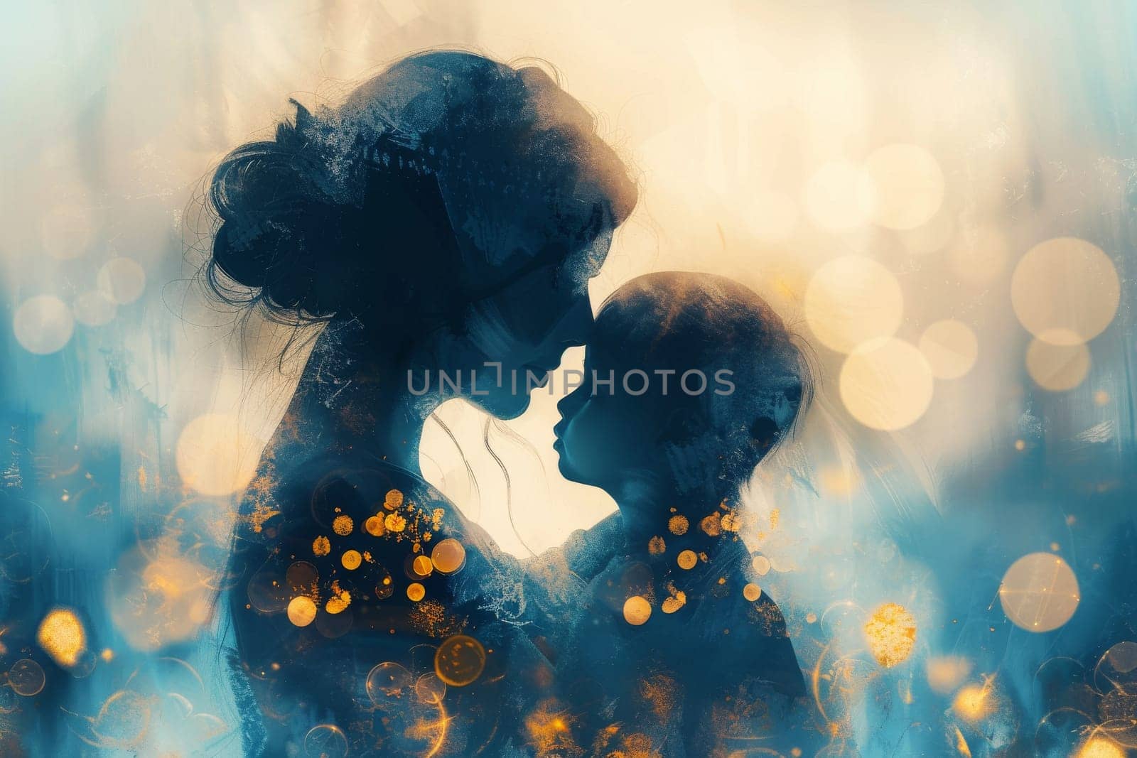 Mother's Day card with a woman and child on it by itchaznong