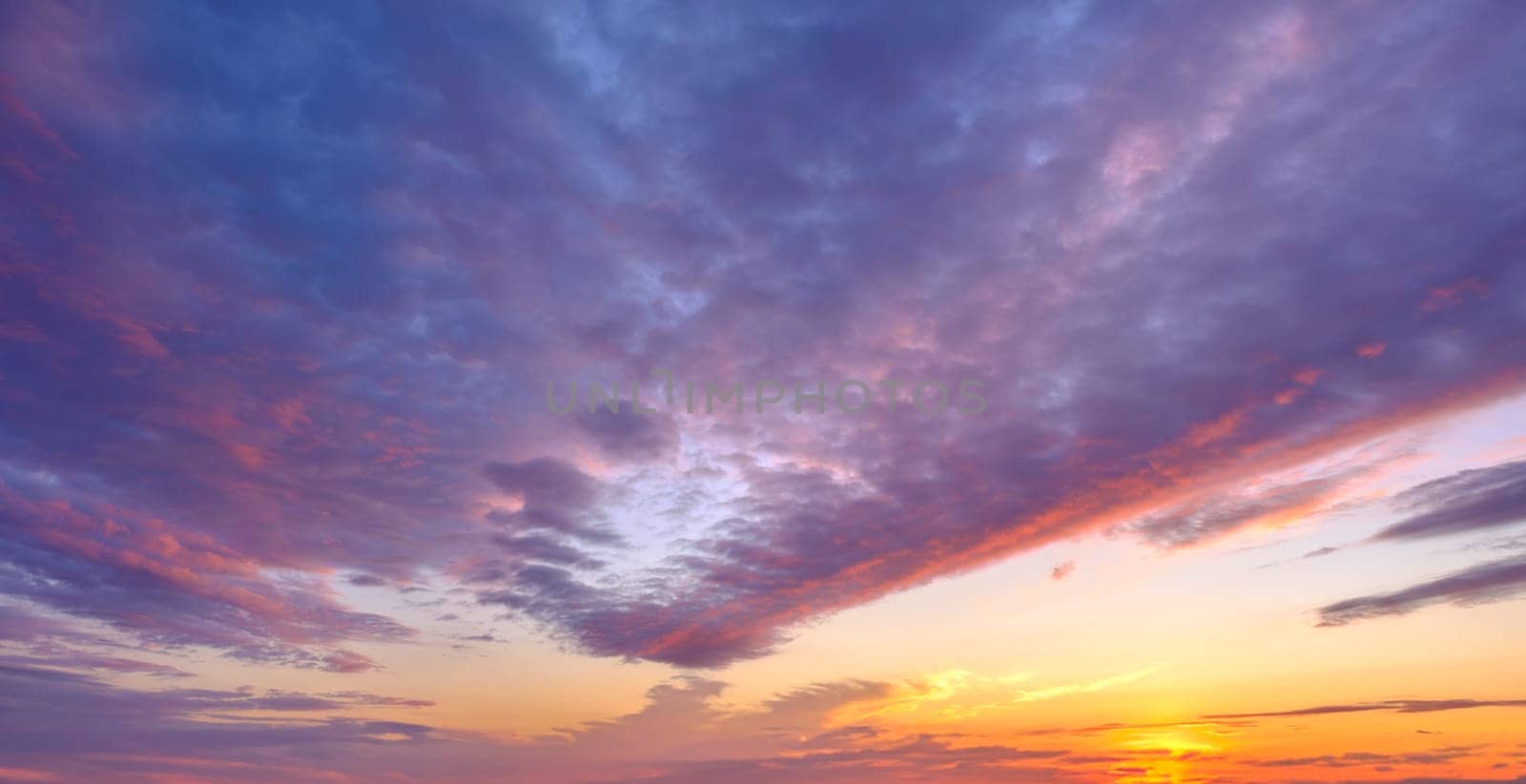 Sunset sky background by dimol