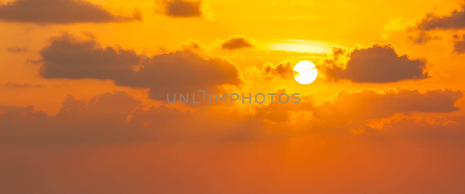 Beautiful dramatic scenic sunset sky background