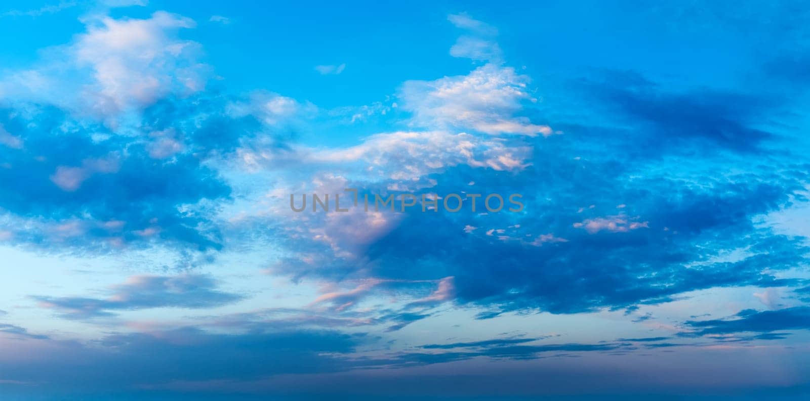 Beautiful dramatic scenic after sunset sky background after sunset