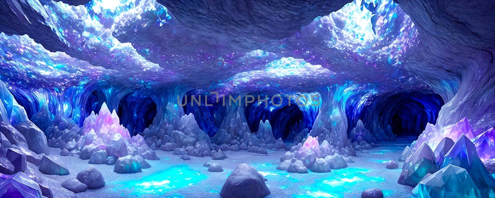 Crystal Cave, a subterranean world filled with shimmering crystal formations by GoodOlga