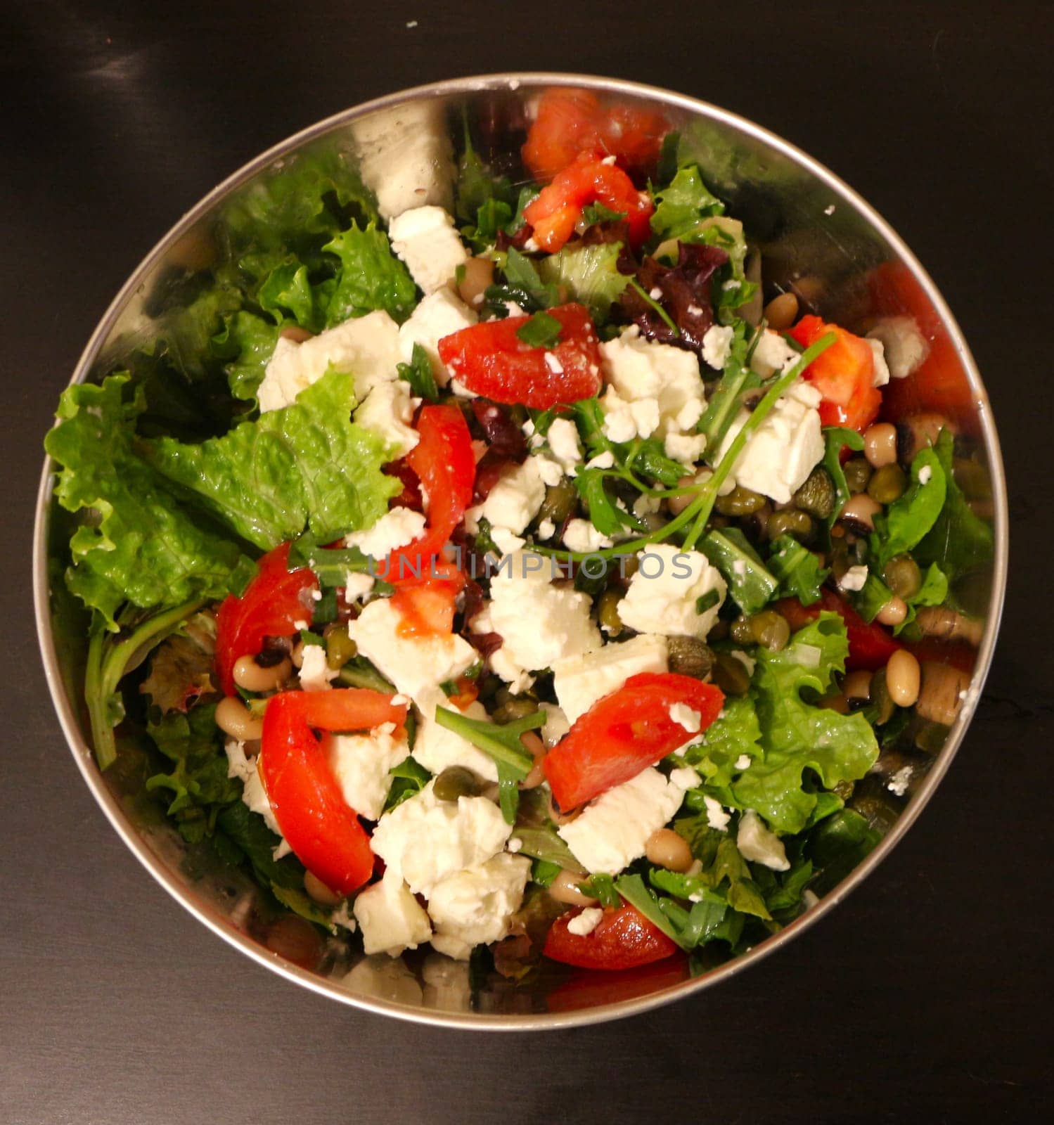 Experience the vibrant flavors and health benefits of a Greek style salad with feta