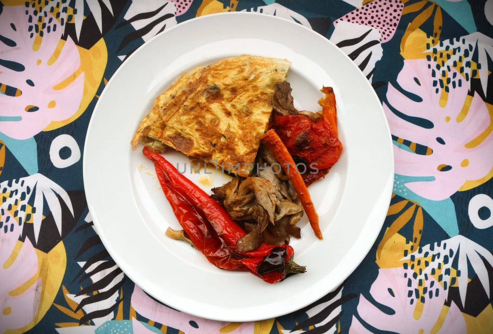 Oven-Roasted Veggies with Omelette: A Wholesome Fusion for Health-Conscious Eaters by DakotaBOldeman