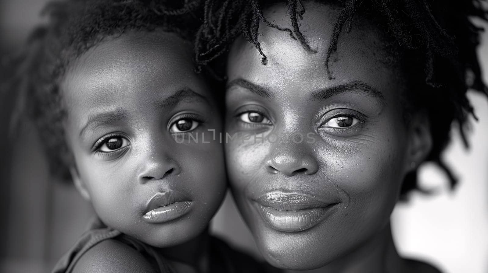 Mother and child - timeless bond in monochrome by chrisroll