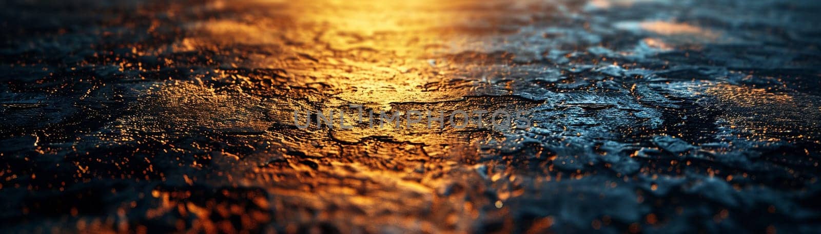 Shiny brushed metal surface in sunlight by Benzoix