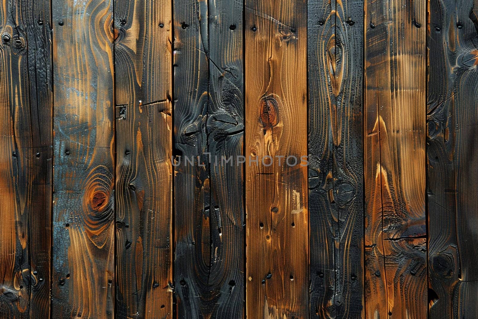 Rustic wood grain texture close-up by Benzoix