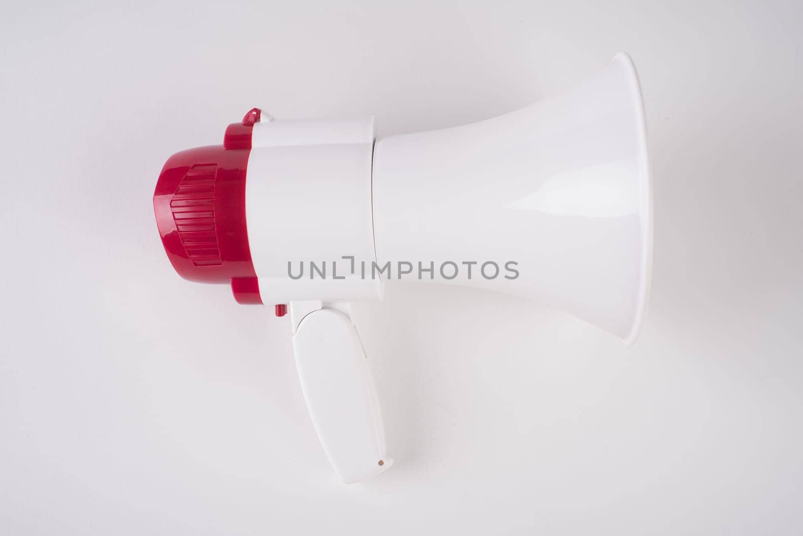 Megaphone loudspeaker isolated on white - Clipping Path.