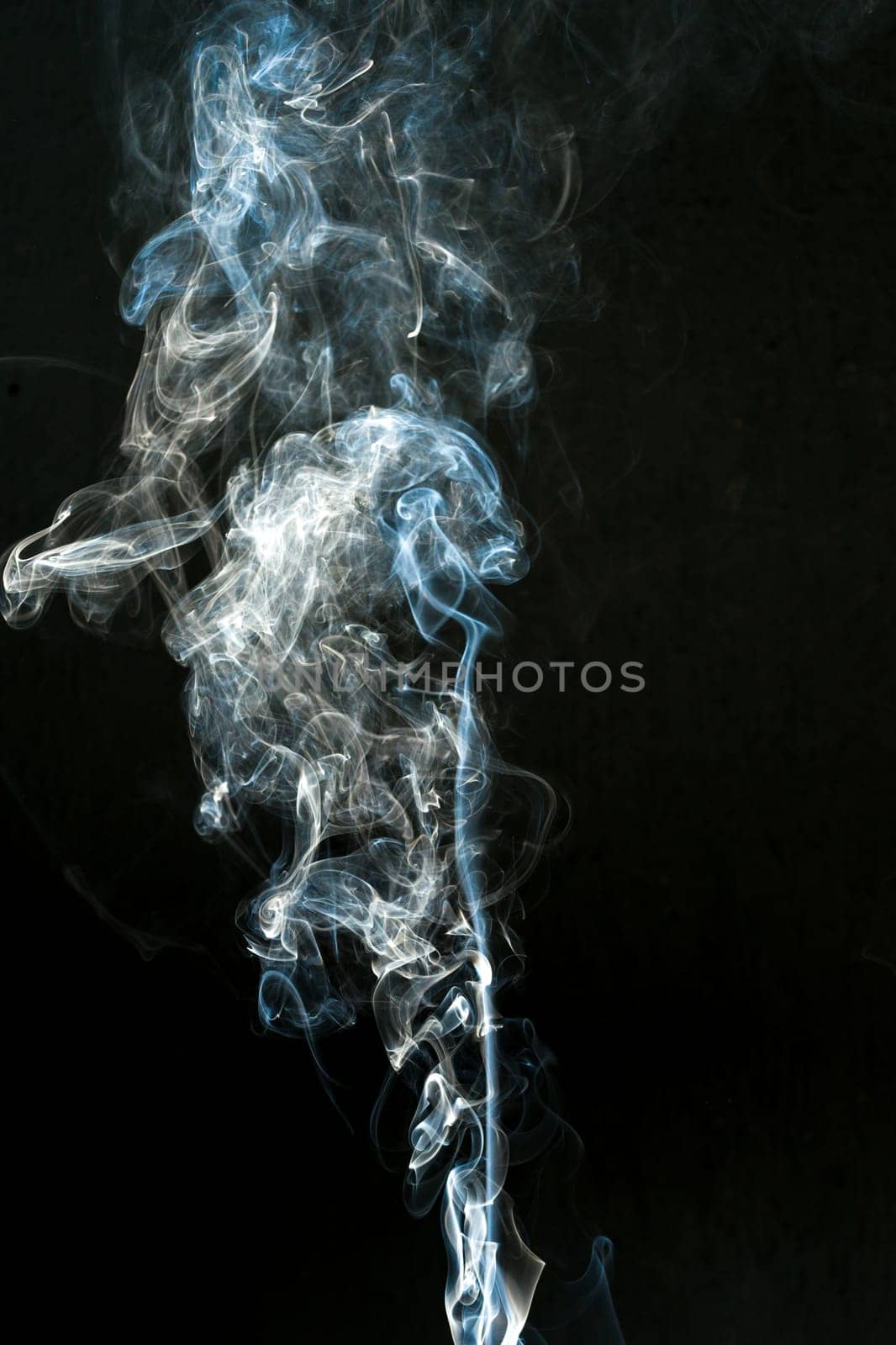 smoke cloud with black background. fog texture - image