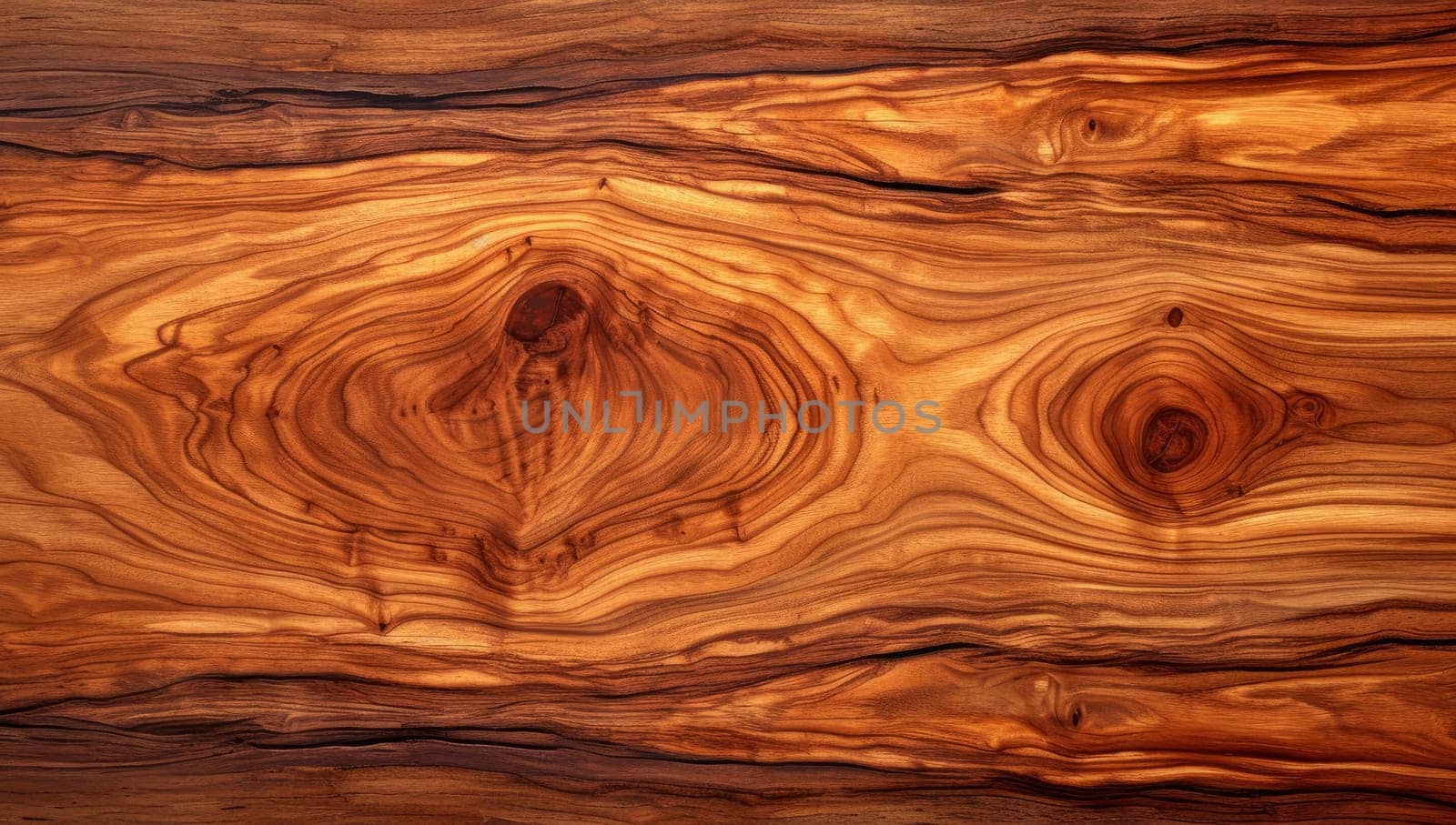 Stunning wood grain texture showing intricate patterns and swirls. Abstract natural background of polished olive wood surface.