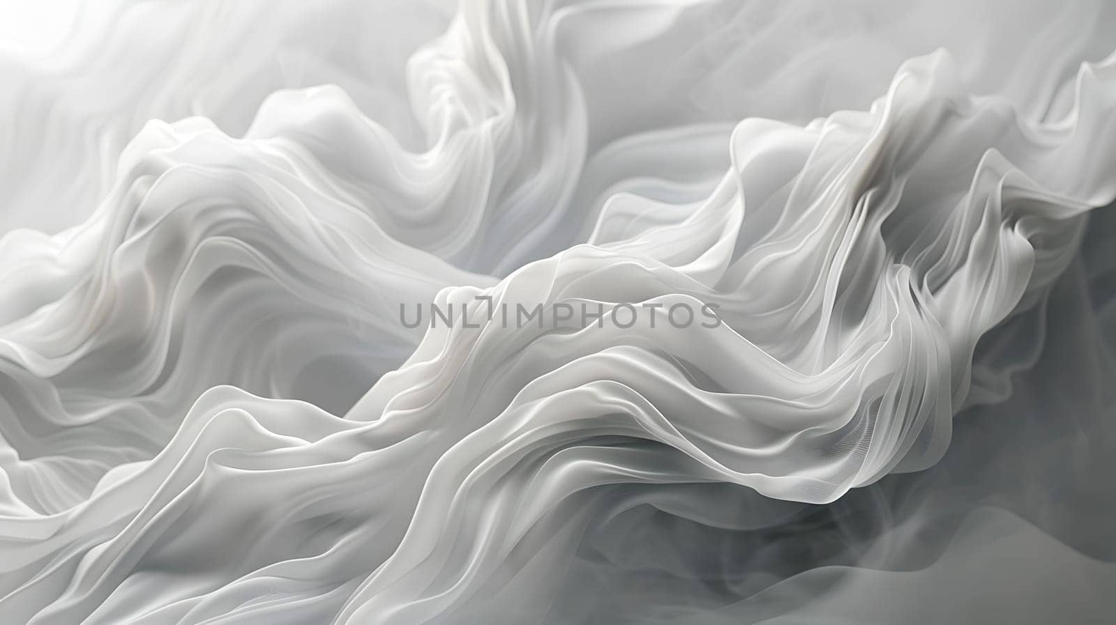 A closeup image capturing the elegant art of white smoke billowing out of a bottle, resembling a grey cloud in the sky, influenced by wind like wool or silk