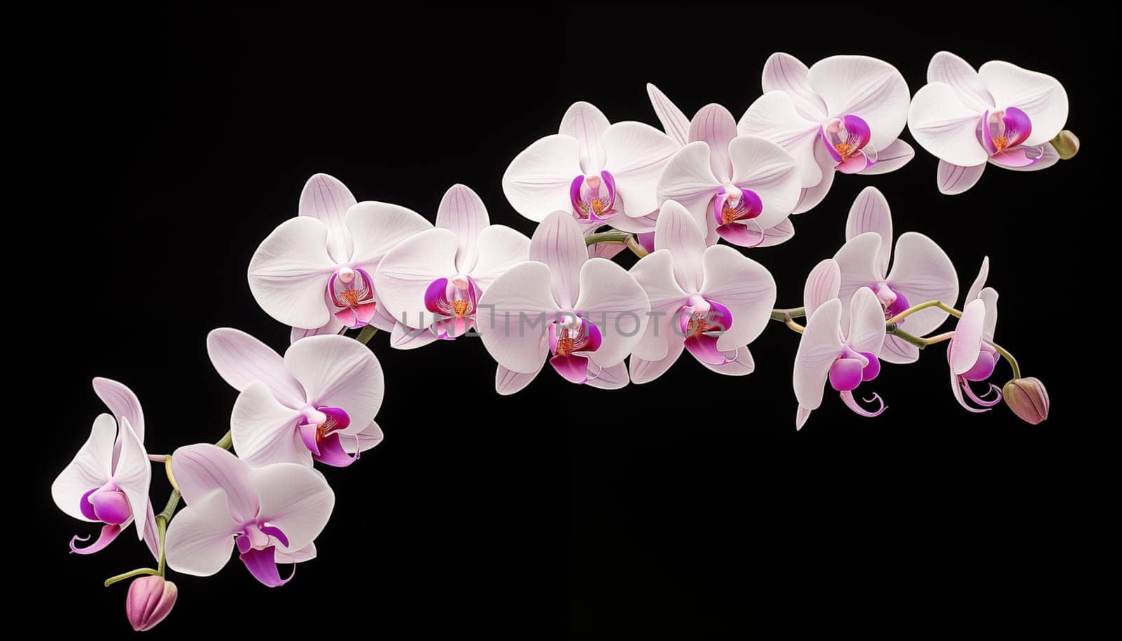 Orchid plant in full bloom. High quality photo