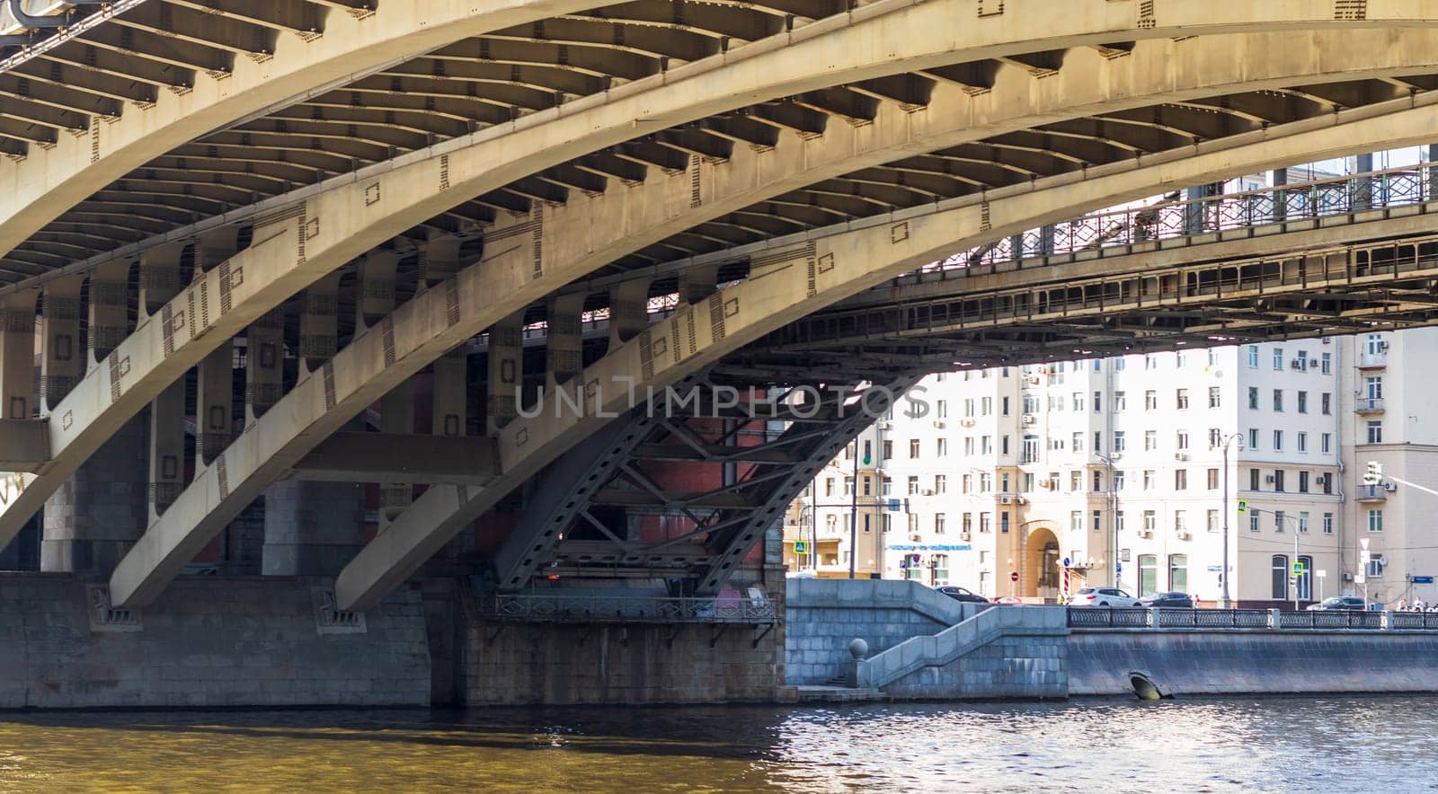 Concept shot of the bridge across the river