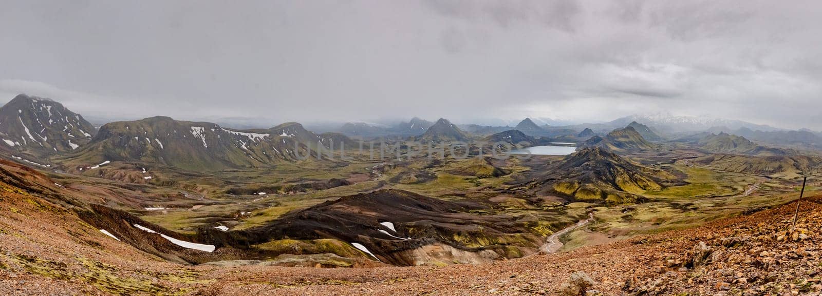 Iceland Landmannalaugar trek wild landscape by AndreaIzzotti