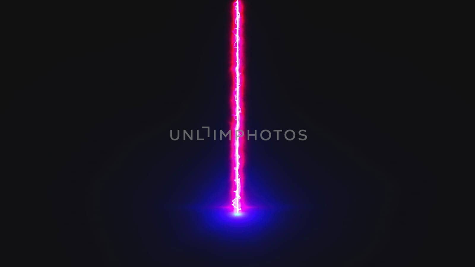 Bright laser beam. Computer generated 3d render