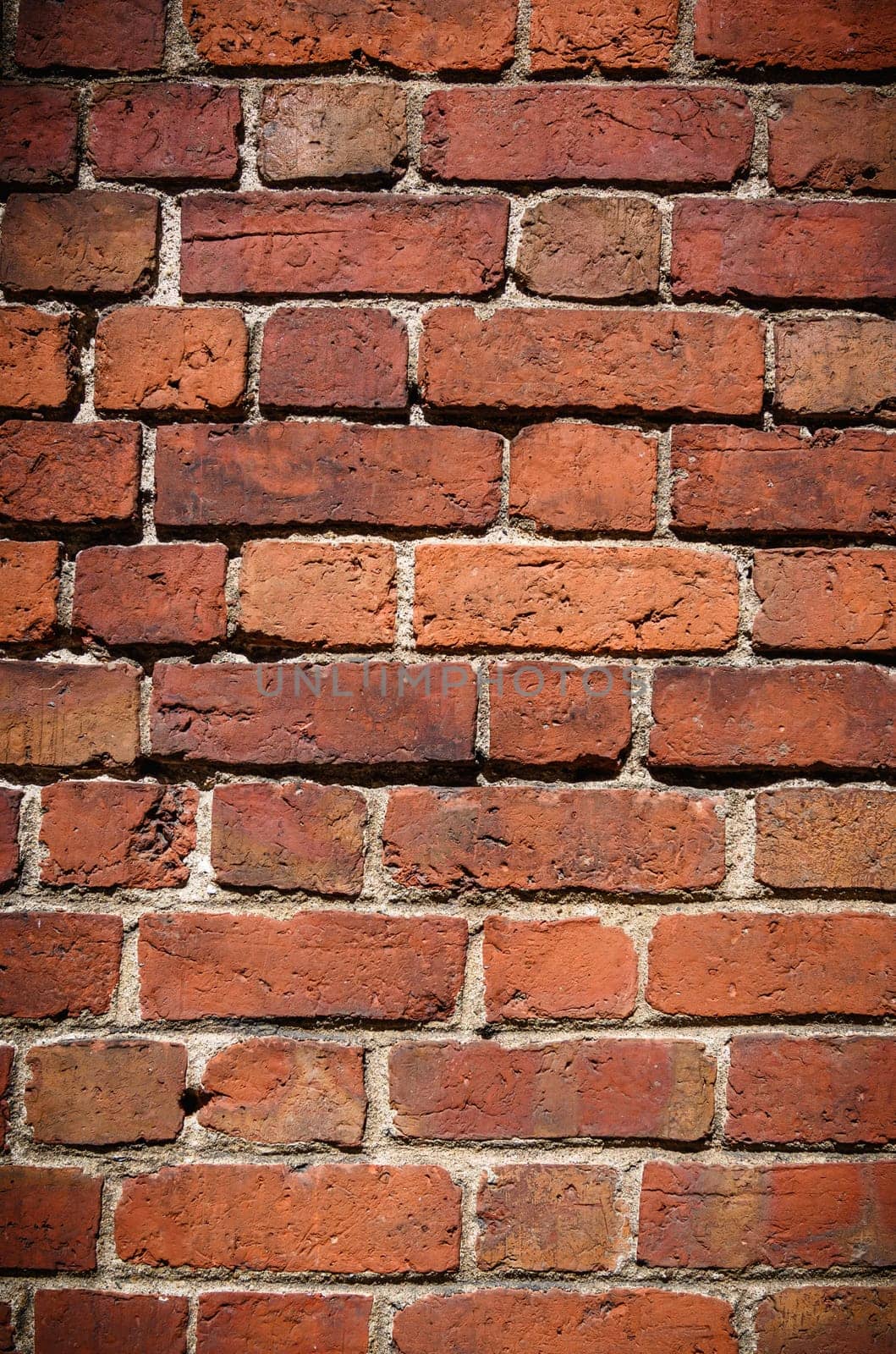 old red brick wall texture background by Mixa74