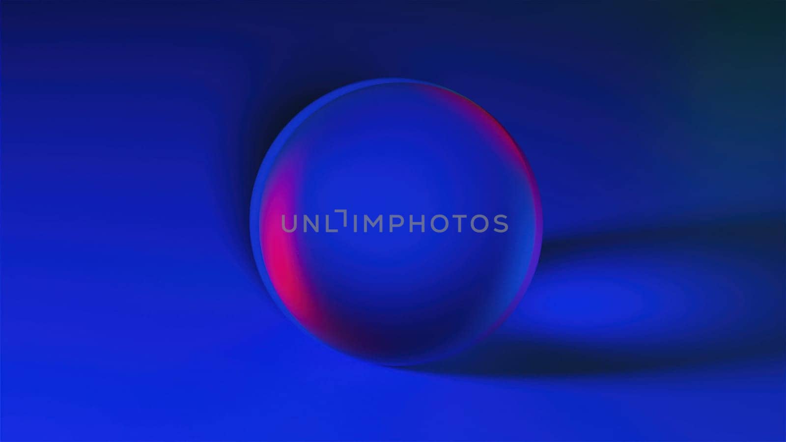 Abstract blue sphere by nolimit046