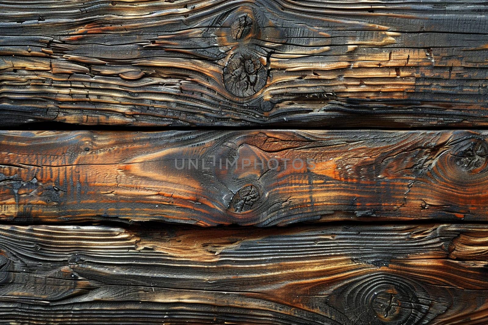 Rustic wood grain texture close-up by Benzoix