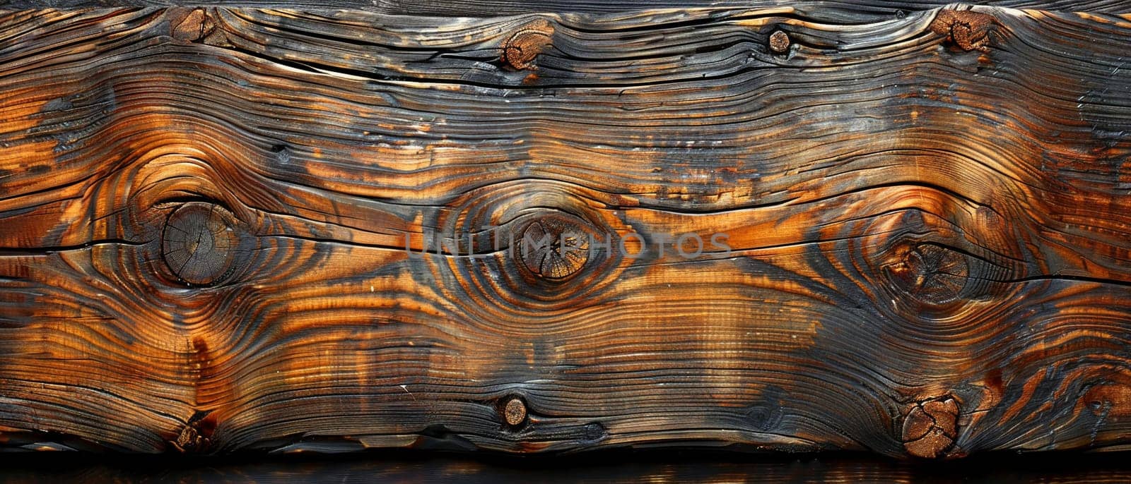 Rustic wood grain texture close-up by Benzoix