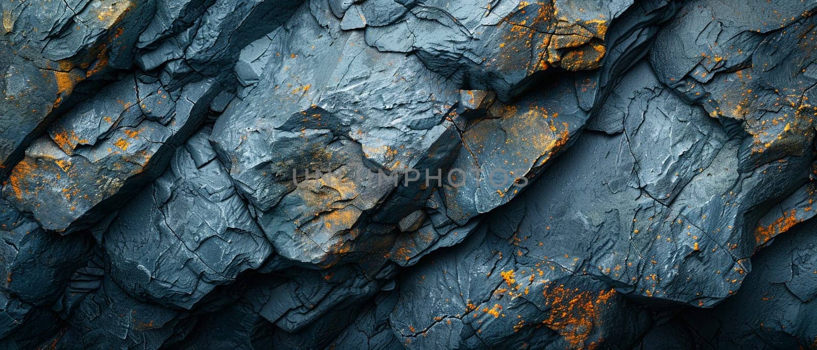 The rough texture of a natural rock formation by Benzoix