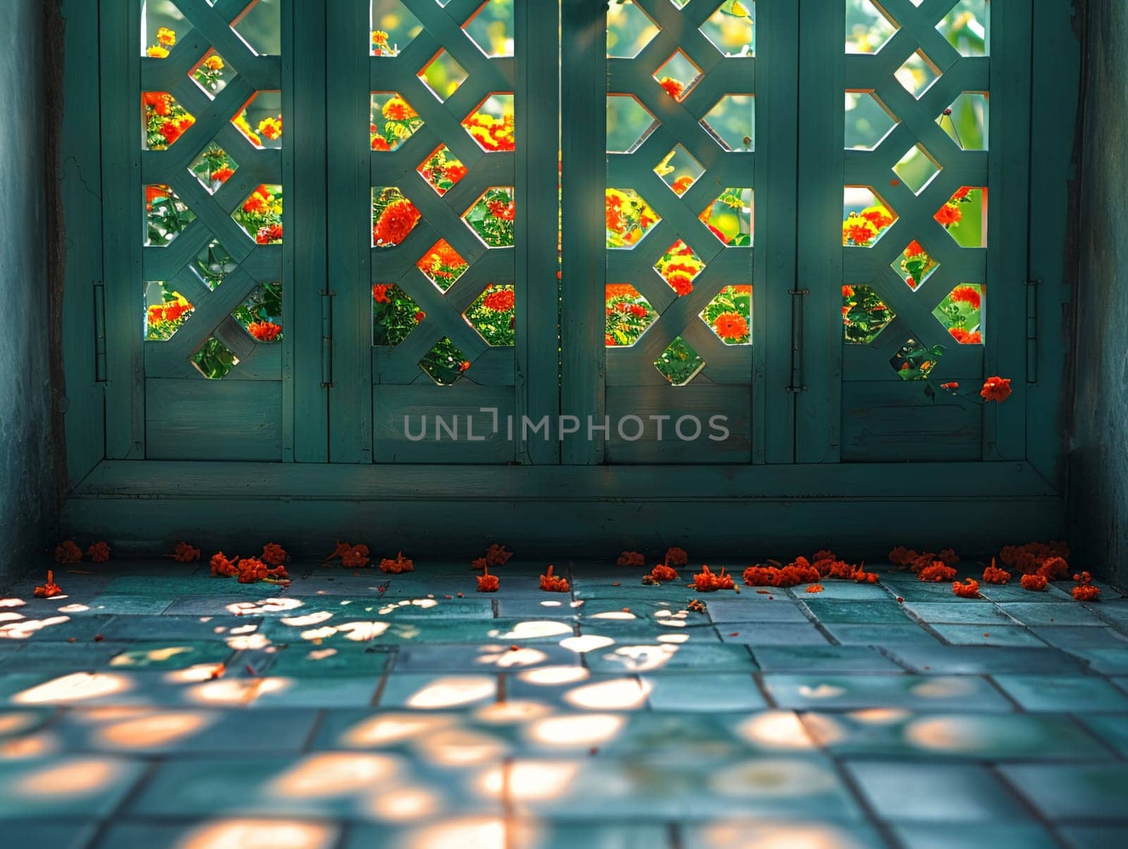 Patterned shadows cast by a window by Benzoix