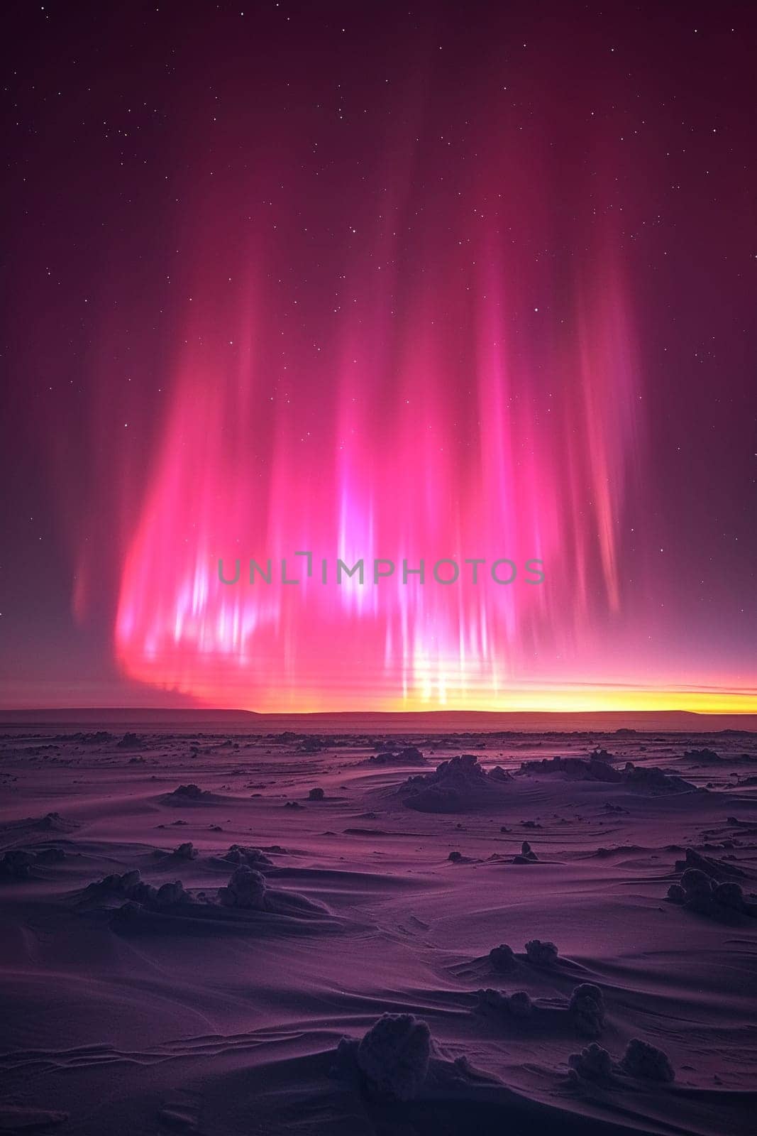Aurora borealis illuminating the night sky, ideal for mystical and natural phenomena themes.