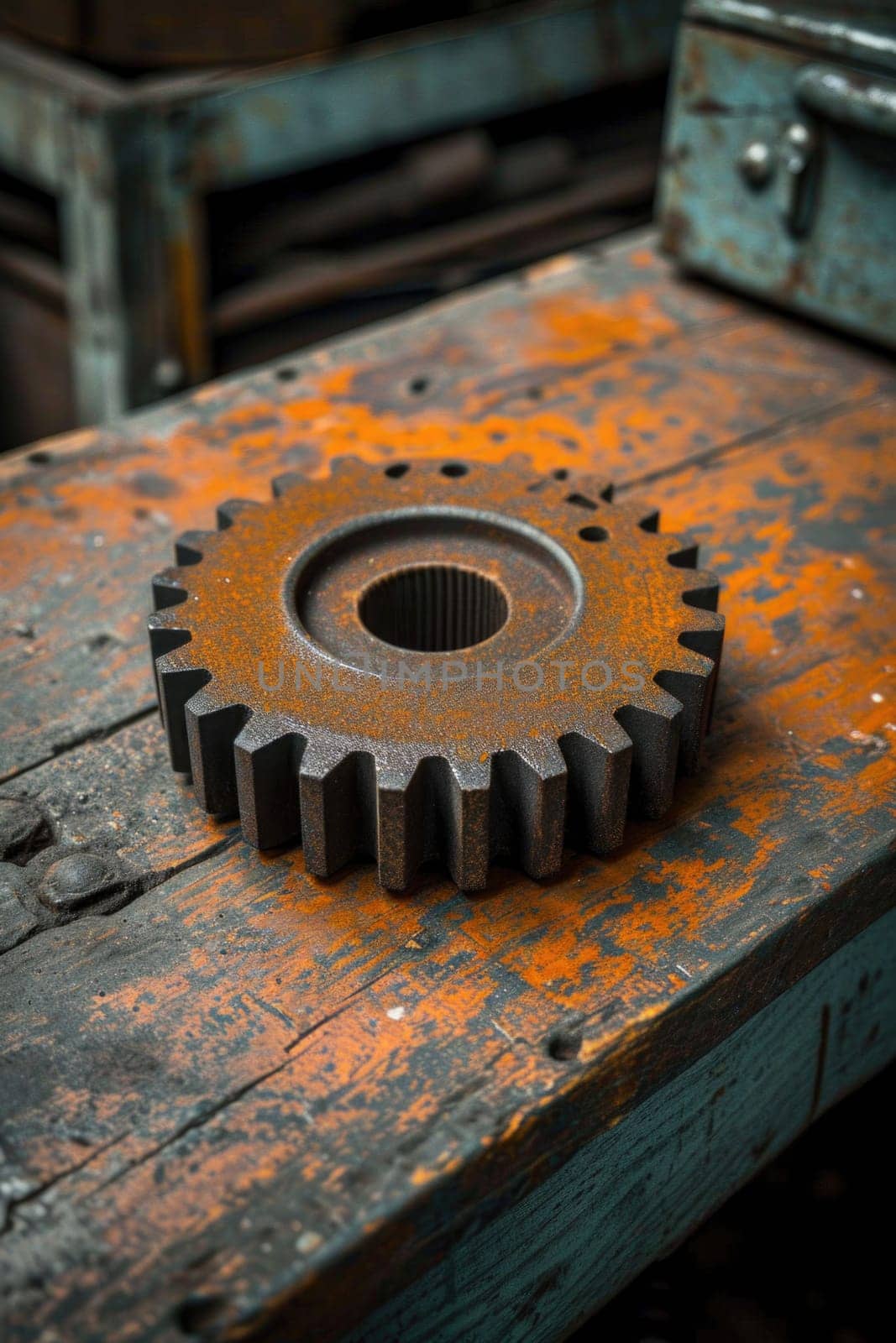 Details The gear is made of metal. Mechanical gears made of steel by Lobachad