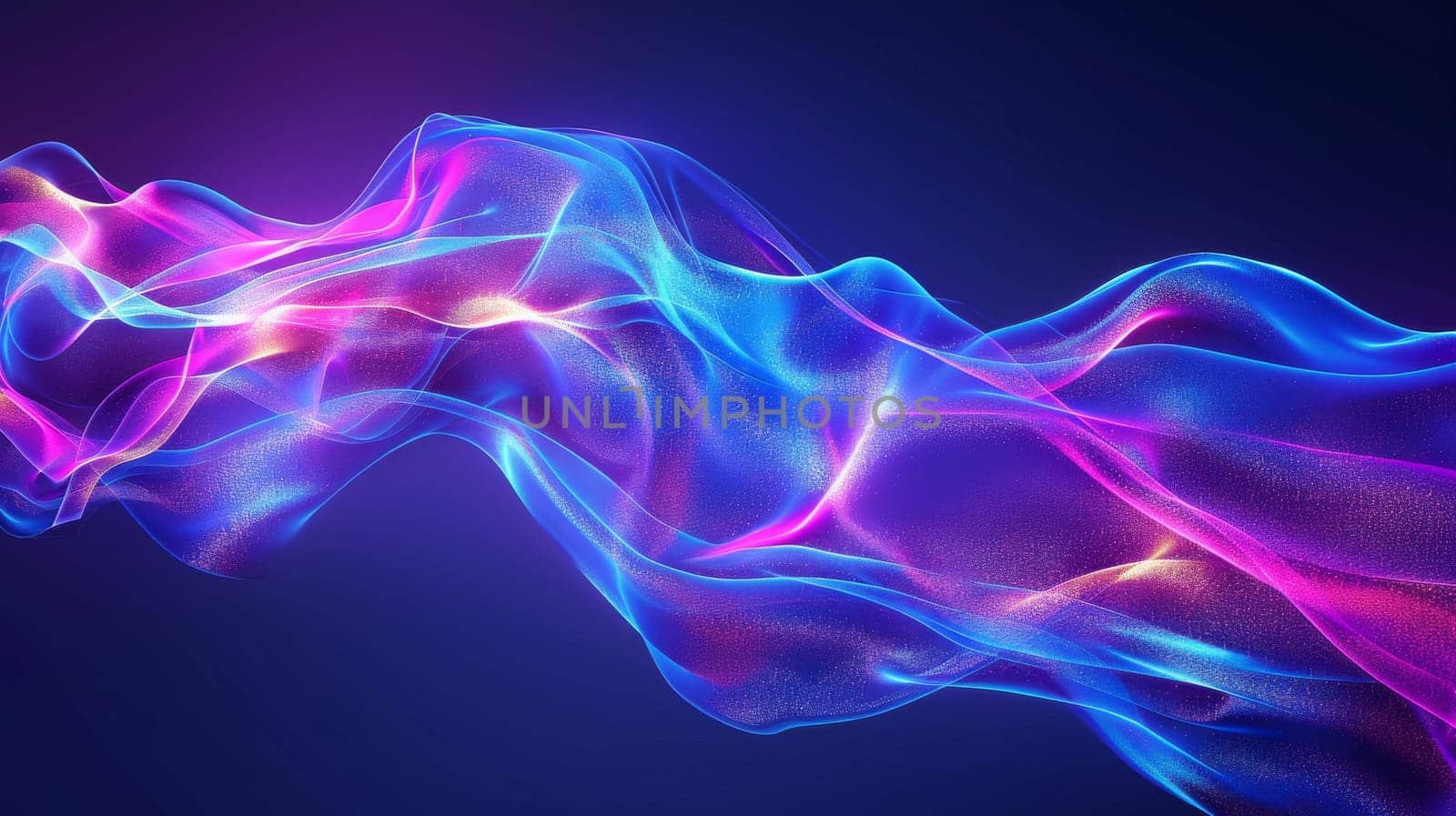 Abstract Futuristic colorful wave background by itchaznong