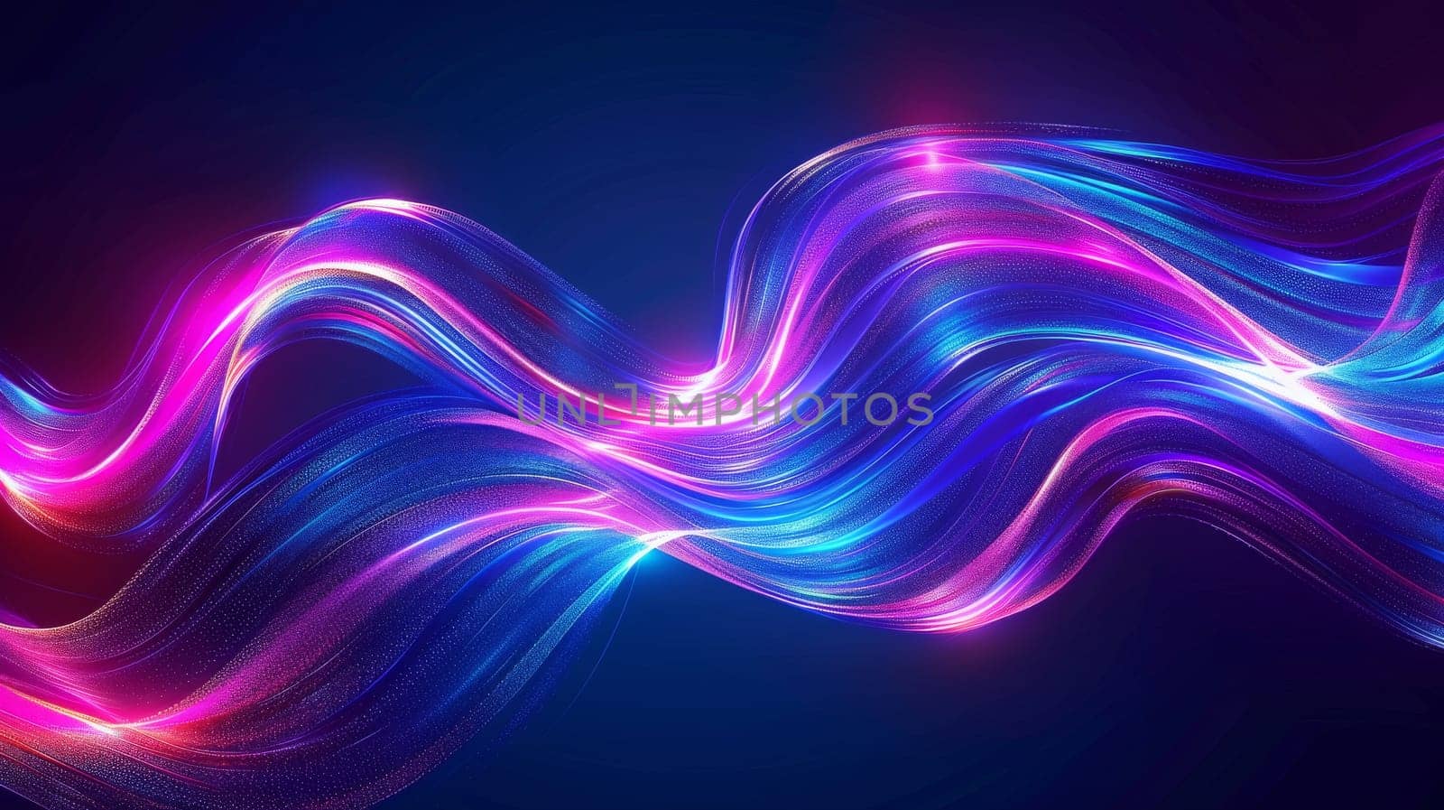 Abstract Futuristic colorful wave background by itchaznong