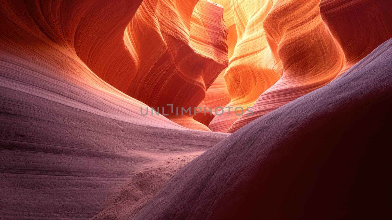 the bright colors of the ruined sandstone cliff in the canyon.