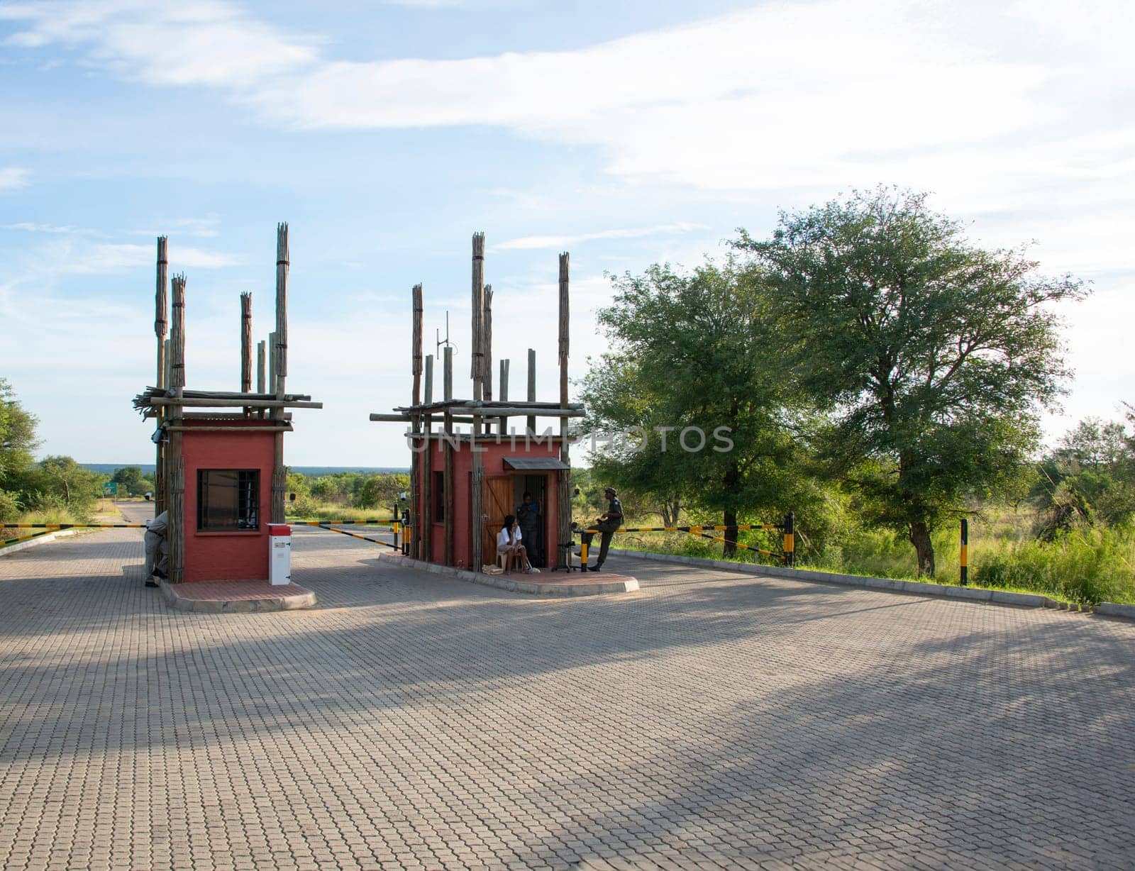 entrance kruger national park gate by compuinfoto