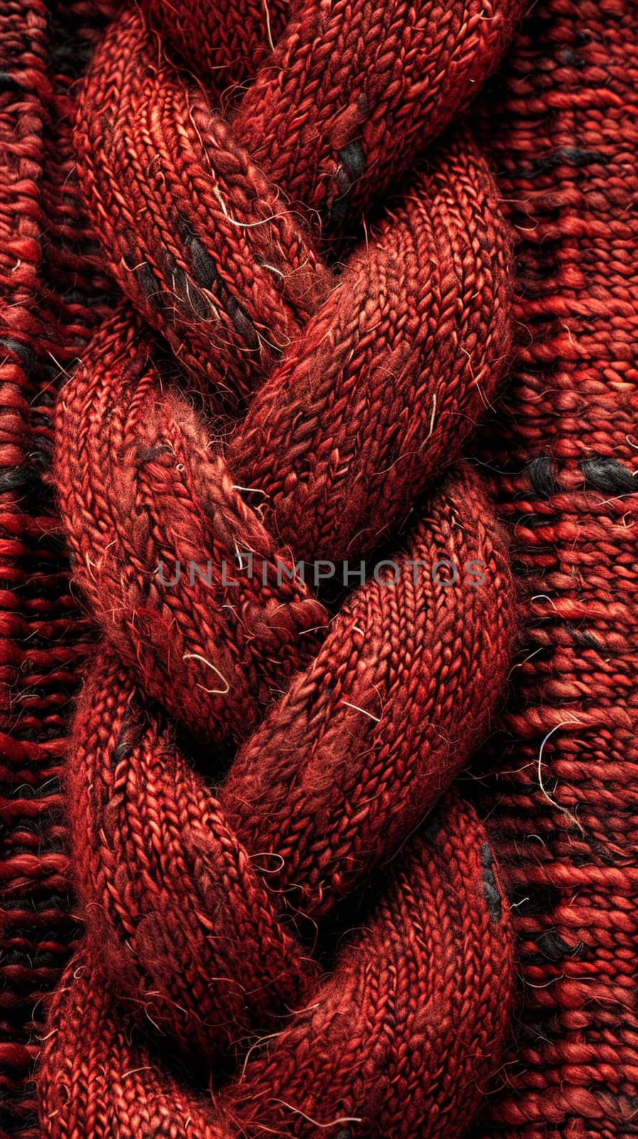 Close-up of woven fabric texture by Benzoix