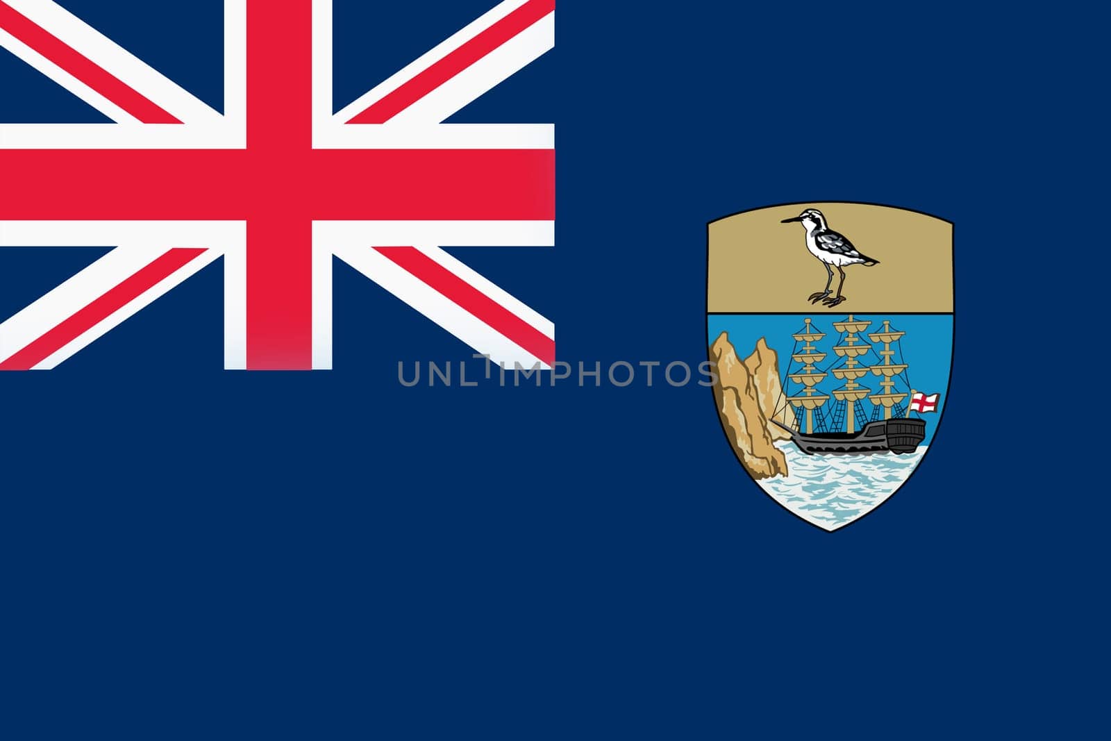 Saint Helena flag background illustration by VivacityImages