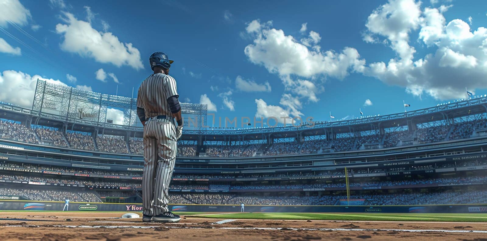 Baseball player throws the ball on professional baseball stadium. High quality photo