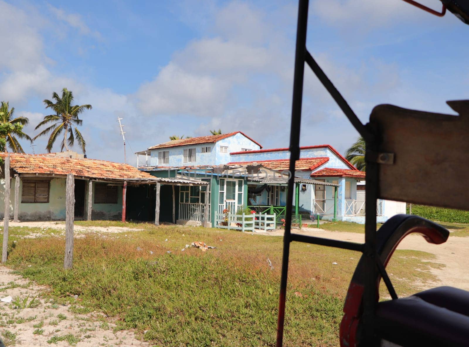 Shot of the rural village