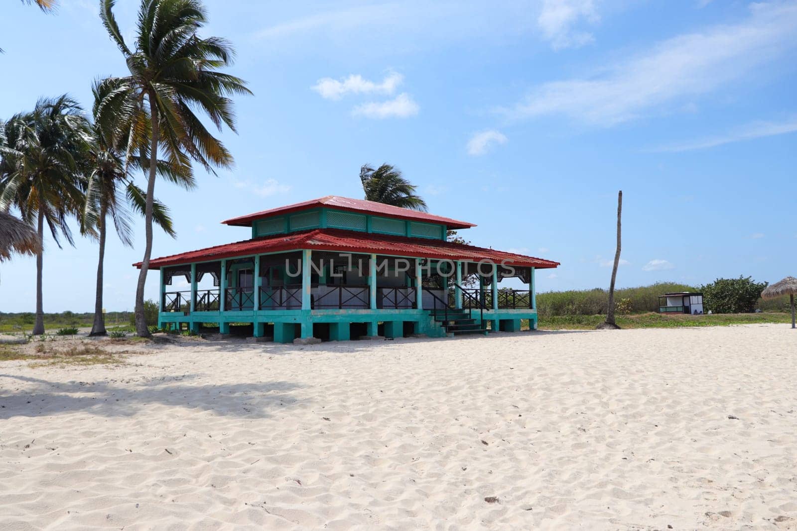 Shot of the beautiful beach in the tropical island