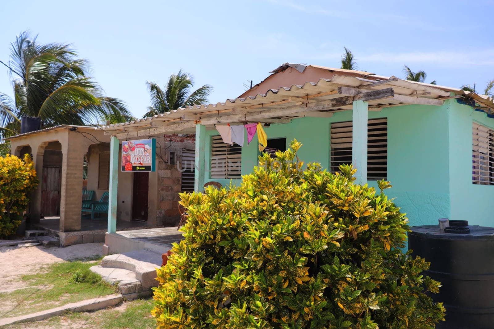 03.03.2024 - Cayo Coco Island, Cuba - Small family restaurant that serves sea food. Travel