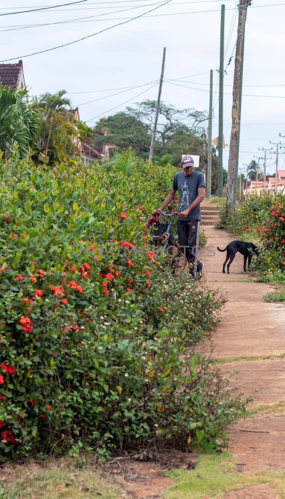 03.03.2024 - Cayo Coco Island, Cuba - Concept shot of the village and people