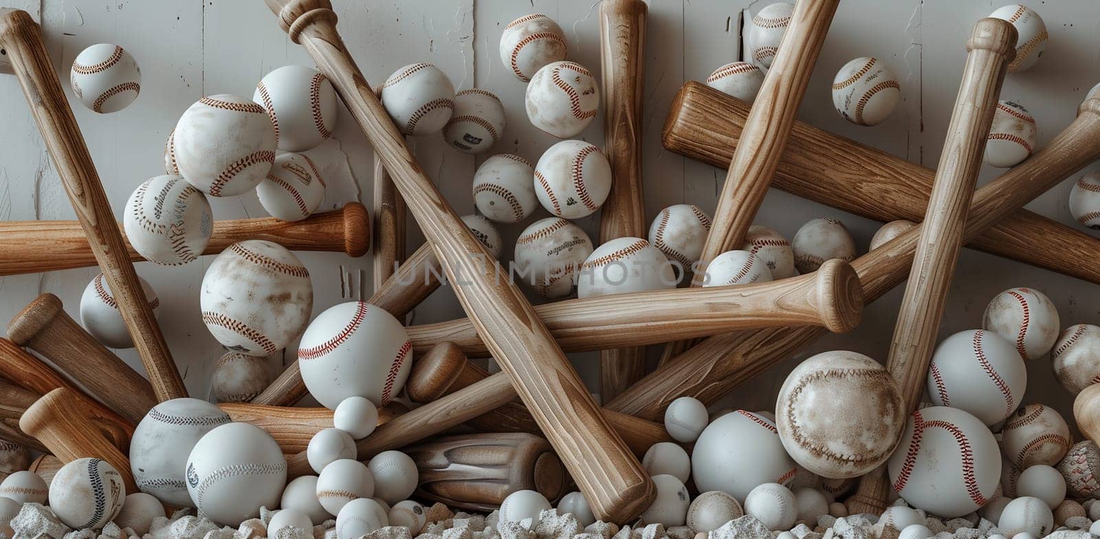 baseball bat and balls pattern by Andelov13