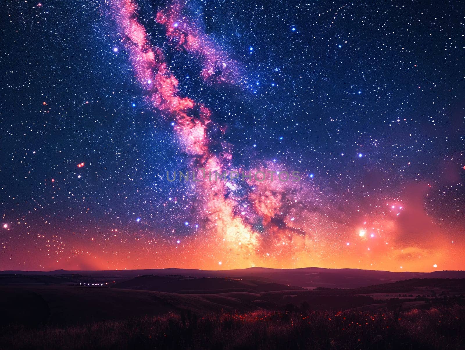 Panoramic night sky with Milky Way, inspiring awe and exploration.