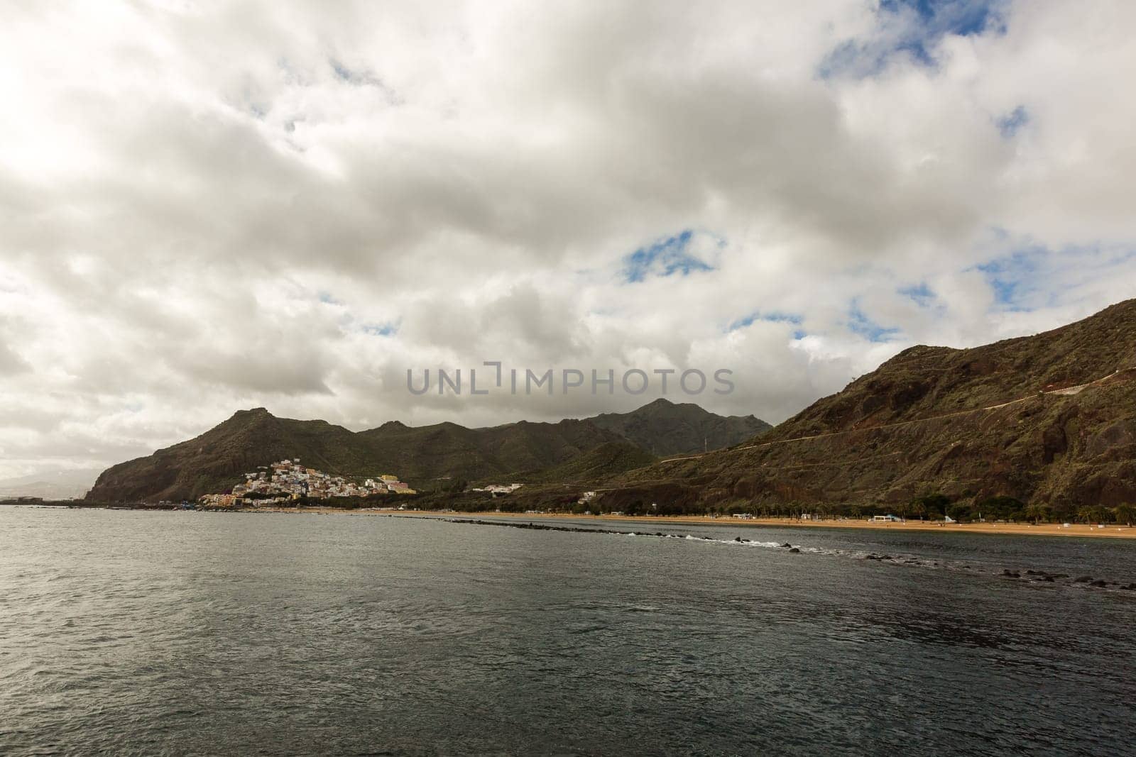 Landscape with Las Teresitas beach, Tenerife, Canary Islands, Spain by Andelov13