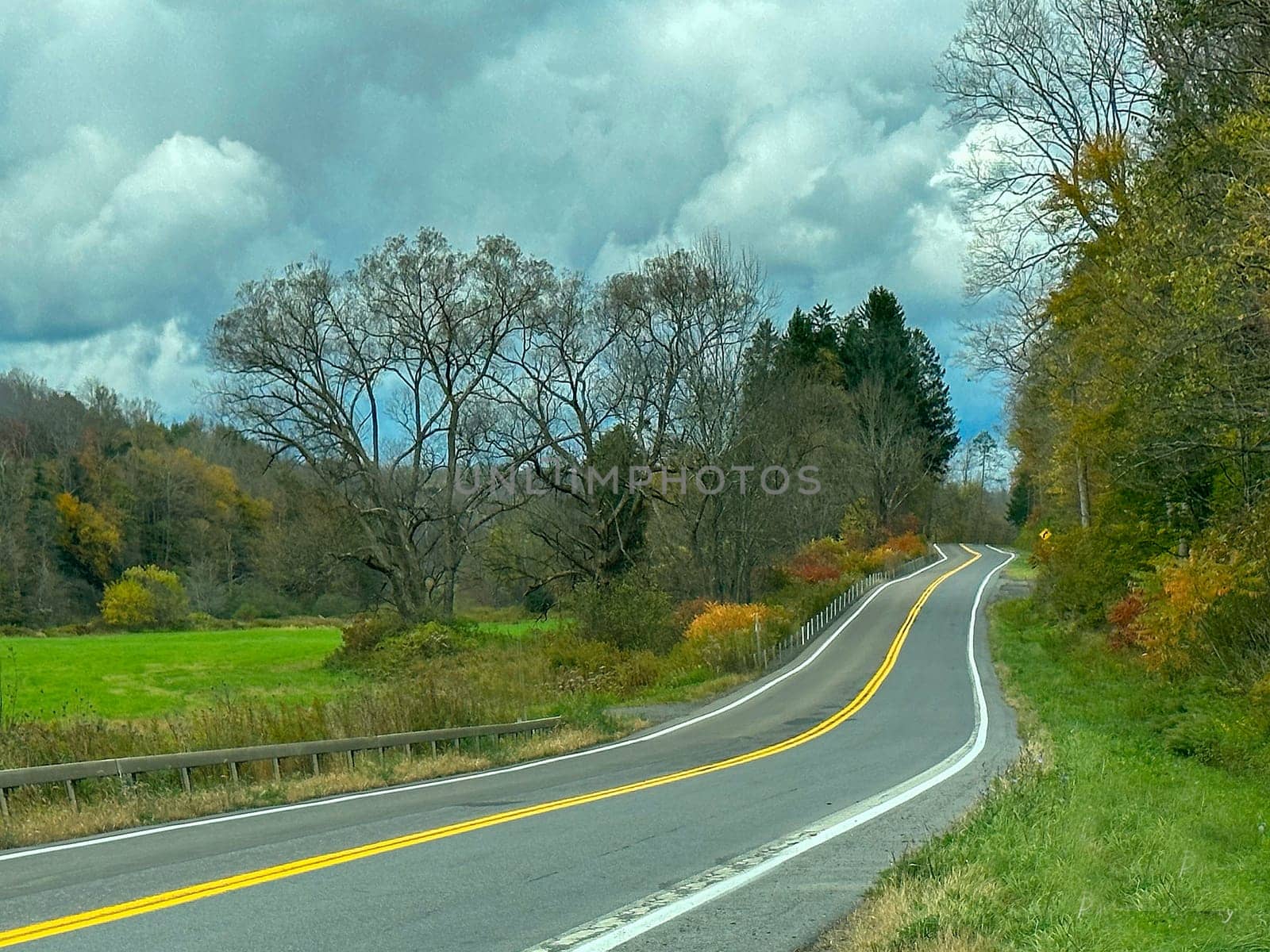 Fall colors have arrived in the countryside of upstate New York