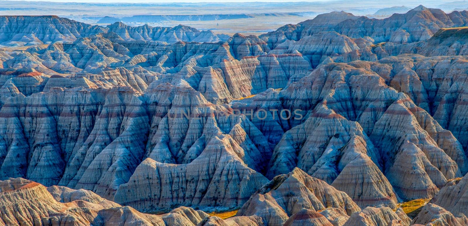 The rugged and stark beauty of Badlands National Park is from eroded geologic deposits, formed over 75 million years.