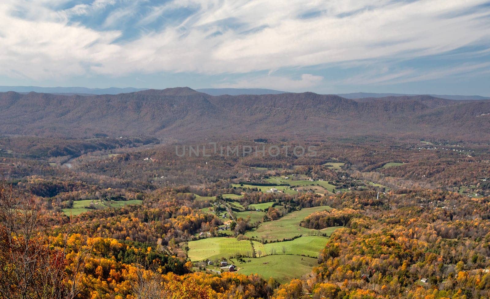 Fall colors have arrived to Virginia's Shenandoah National Park and the surrounding countryside.