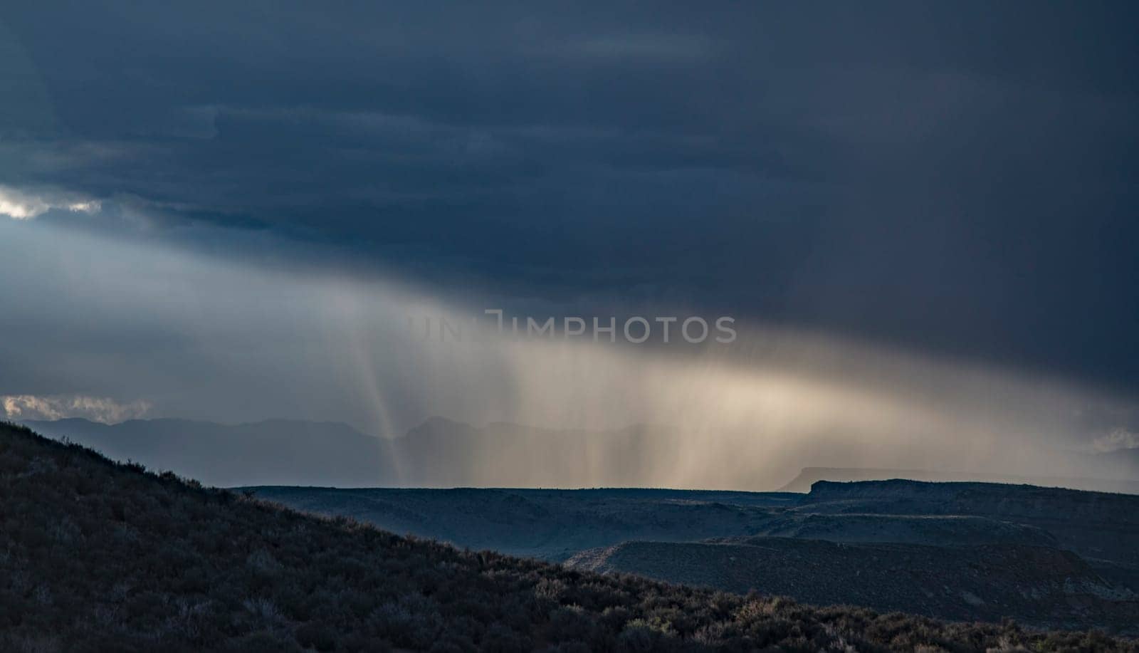 Monsoon storms appear at Zion National Partk, Utah