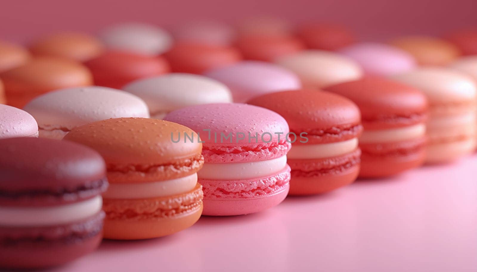 Close-up of multicolored macaroon by Nadtochiy