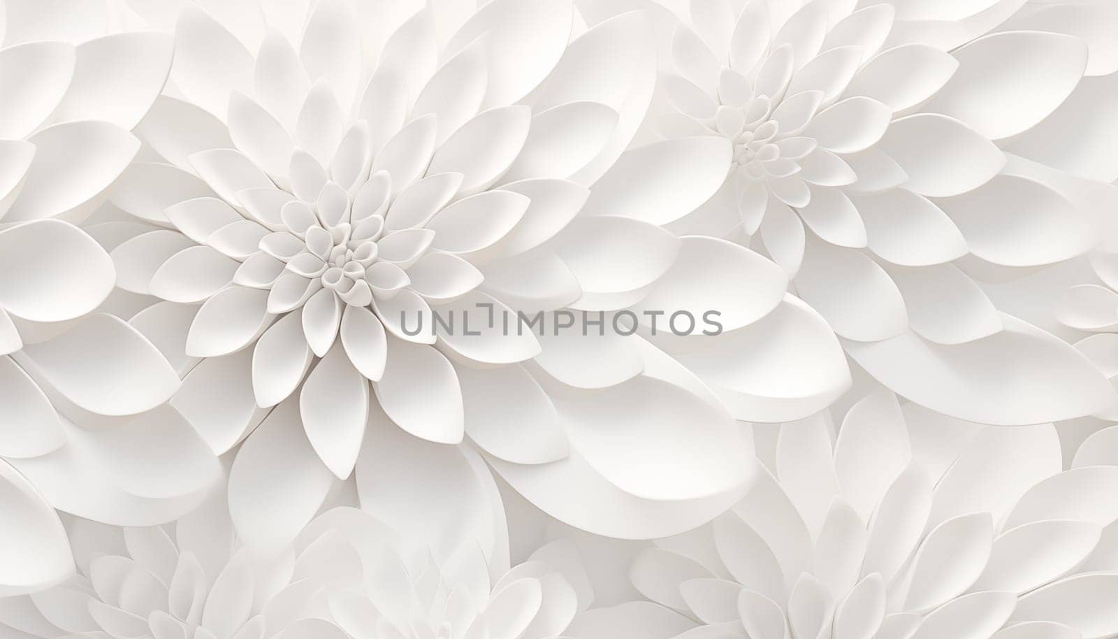 White background flowers texture. by Nadtochiy