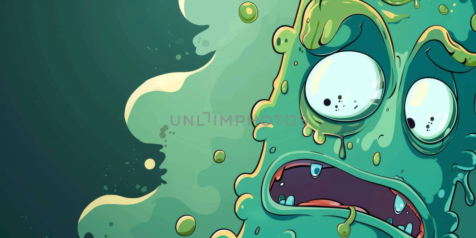 Toxicity mud monster, toxic concept by Kadula