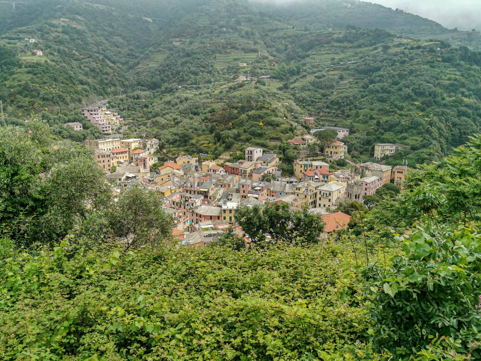 Pictoresque village of cinque terre italy by AndreaIzzotti