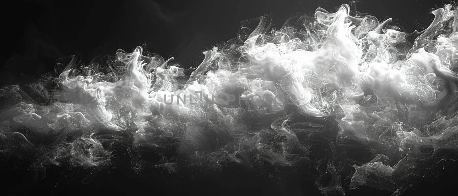 Abstract smoke patterns against a dark background by Benzoix