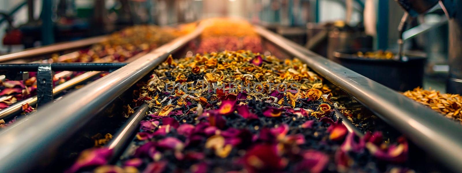 tea in the factories industry. selective focus. by yanadjana